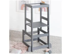 Torre de aprendizaje, principio Montessori, de madera.