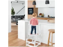 Torre de aprendizaje, principio Montessori, de madera.