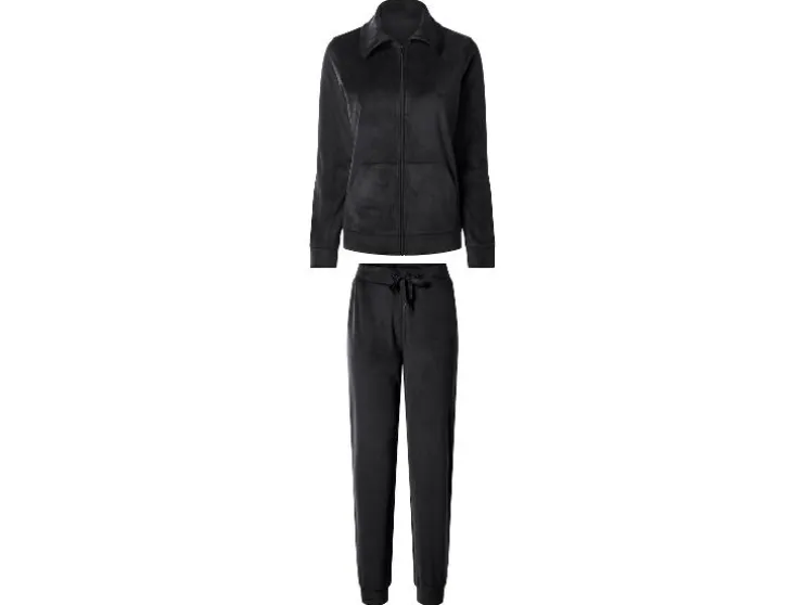 Traje de casa de terciopelo para mujer