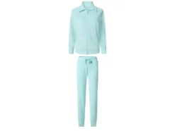 Traje de casa de terciopelo para mujer