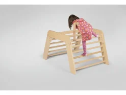 Triángulo de escalada, de madera de haya.
