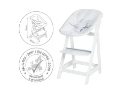 Trona evolutiva 2 en 1 »Born Up Zickzack«, con reductor de asiento.