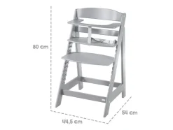 Trona evolutiva 2 en 1 »Born Up Zickzack«, con reductor de asiento.