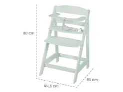 Trona evolutiva 2 en 1 »Born Up Zickzack«, con reductor de asiento.