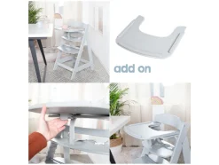Trona evolutiva 2 en 1 »Born Up Zickzack«, con reductor de asiento.
