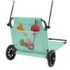 Tumbona de playa y transporte