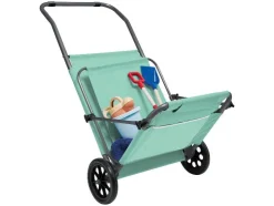 Tumbona de playa y transporte