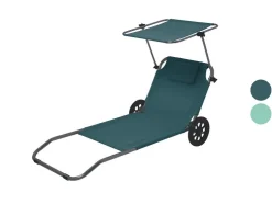 Tumbona de playa y transporte