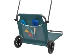 Tumbona de playa y transporte