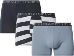 U.S. Grand Polo Bóxer para hombre, 3 unidades.