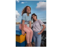 Vaqueros de mujer, corte pitillo, talle normal.