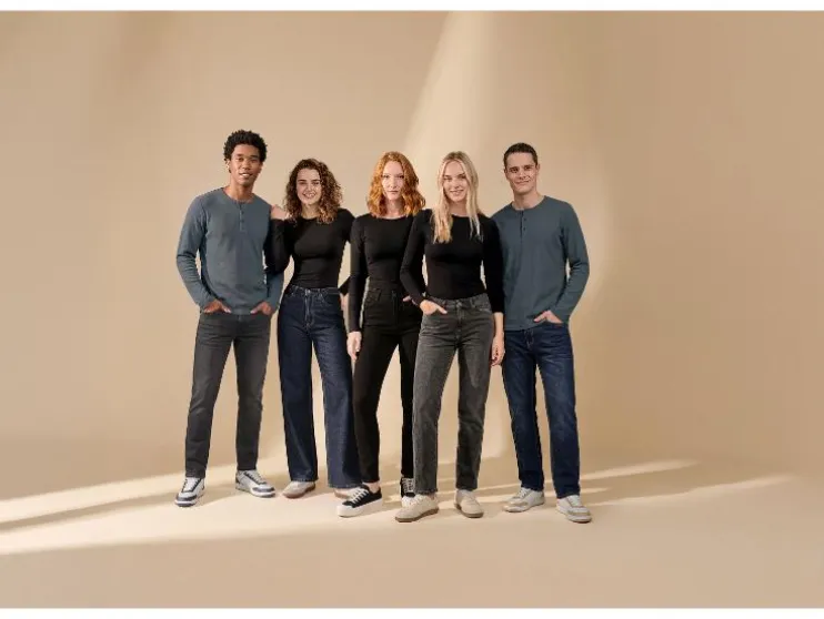 Vaqueros de mujer, Straight Fit, talle alto