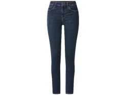 Vaqueros push-up de mujer, corte pitillo, talle normal.