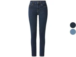 Vaqueros push-up de mujer, corte pitillo, talle normal.