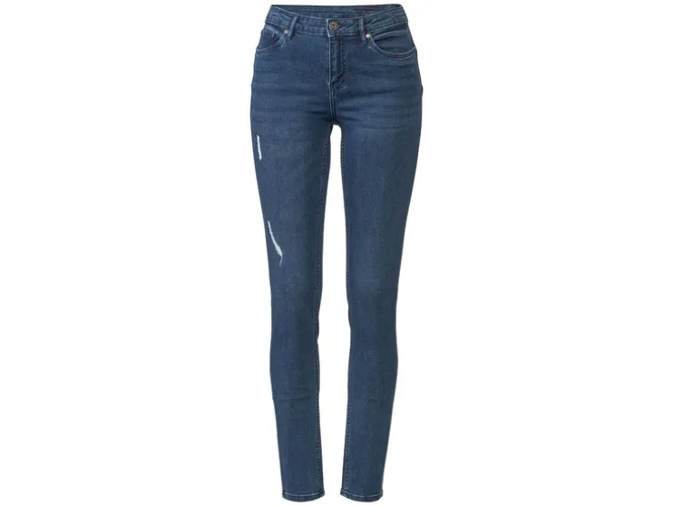 Vaqueros push-up para mujer, super skinny fit, talle normal.