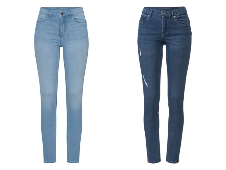 Vaqueros push-up para mujer, super skinny fit, talle normal.
