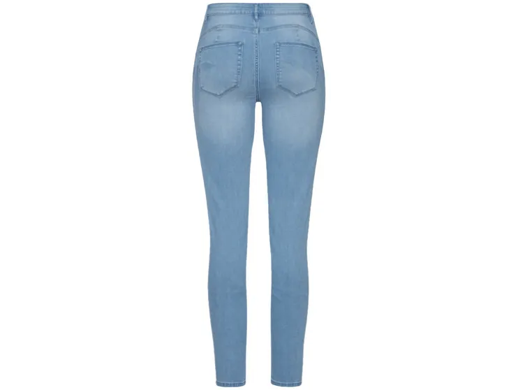 Vaqueros push-up para mujer, super skinny fit, talle normal.