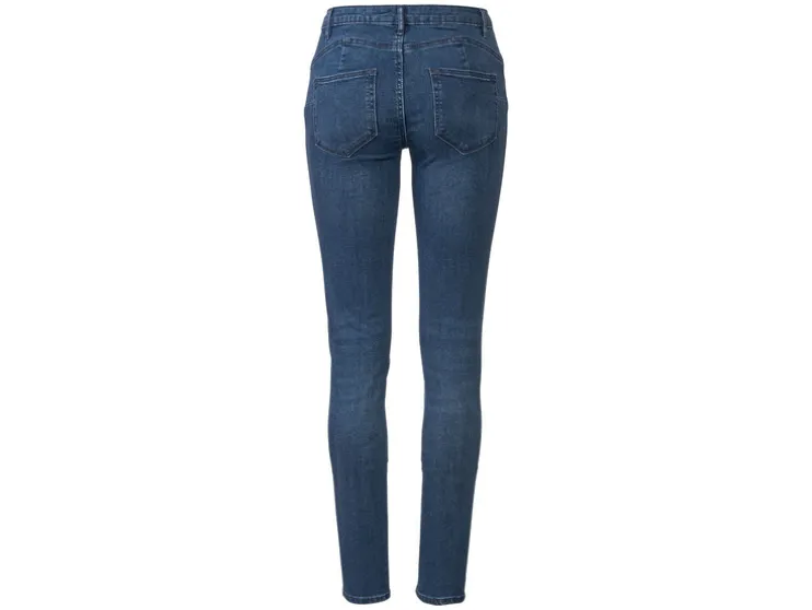 Vaqueros push-up para mujer, super skinny fit, talle normal.