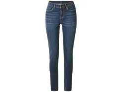 Vaqueros push-up premium para mujer, corte pitillo, talle normal.