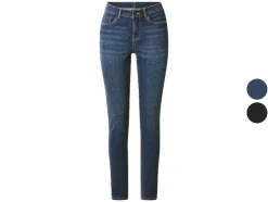 Vaqueros push-up premium para mujer, corte pitillo, talle normal.