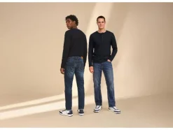 Vaqueros, Relaxed Fit, talle normal.