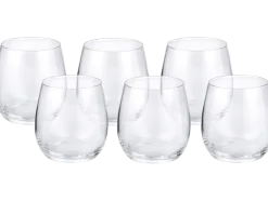 Vasos de agua, 6 unidades.