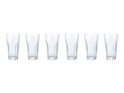 Vasos de agua, 6 unidades.