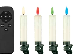 Velas de Navidad LED inalámbricas