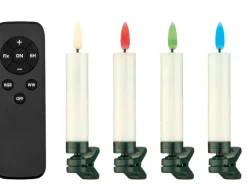 Velas de Navidad LED inalámbricas