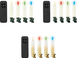 Velas de Navidad LED inalámbricas