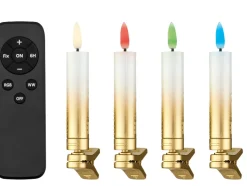 Velas de Navidad LED inalámbricas