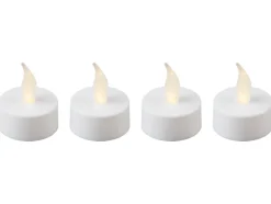 Velas de té LED 4 unidades