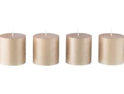 Velas rústicas 4 unidades
