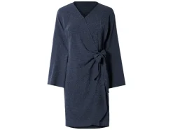 Vestido cruzado de mujer / Vestido, estructura arrugada.