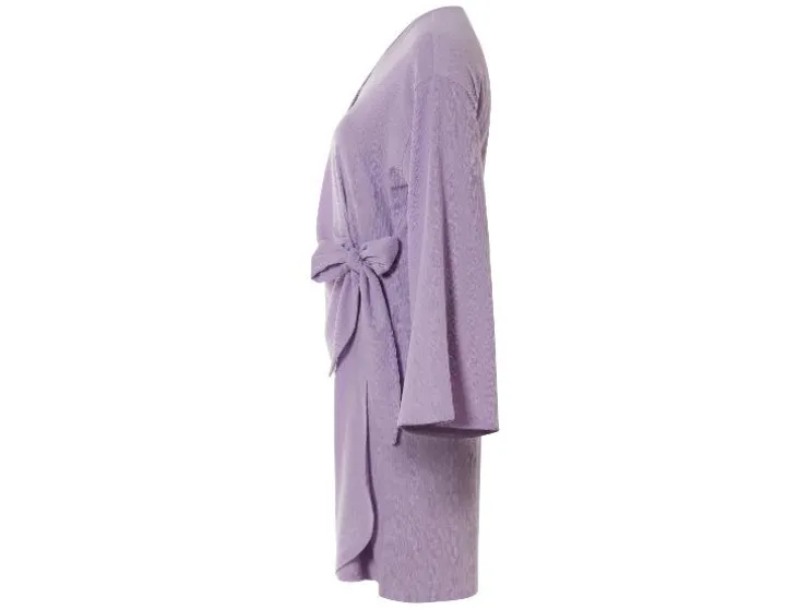 Vestido cruzado de mujer / Vestido, estructura arrugada.