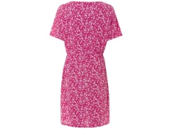 Vestido cruzado de mujer / Vestido, estructura arrugada.