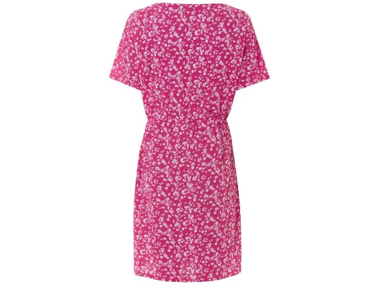 Vestido cruzado de mujer / Vestido, estructura arrugada.