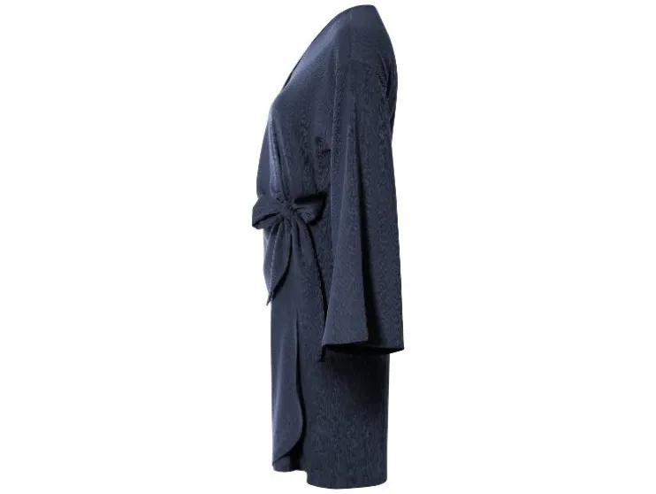 Vestido cruzado de mujer / Vestido, estructura arrugada.