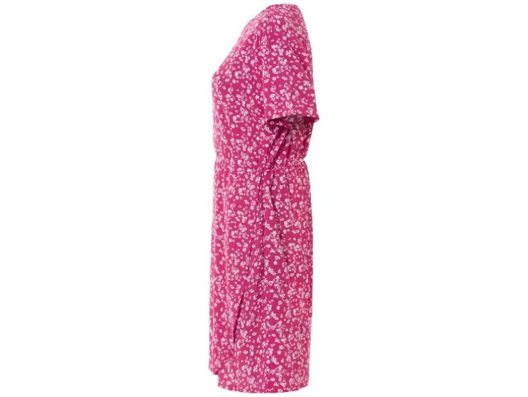 Vestido cruzado de mujer / Vestido, estructura arrugada.