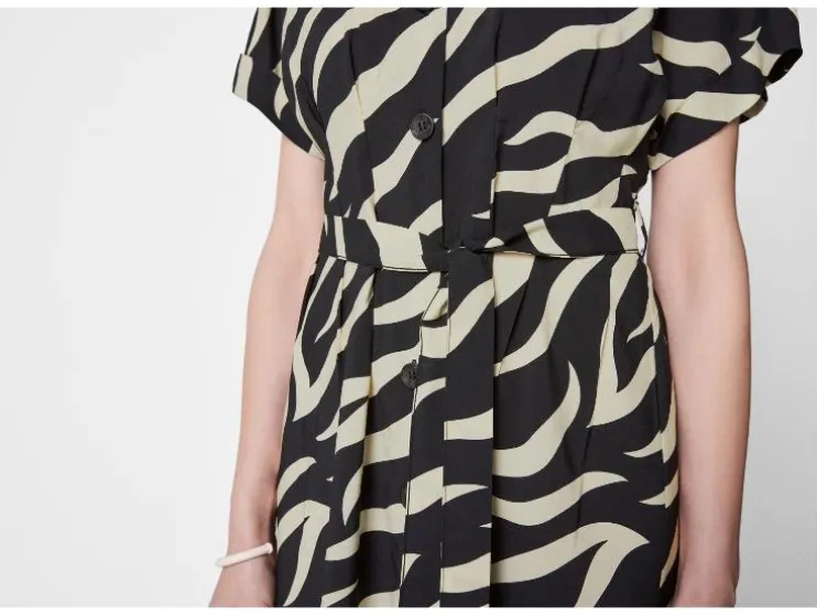 Vestido cruzado de mujer / Vestido, con lazo.