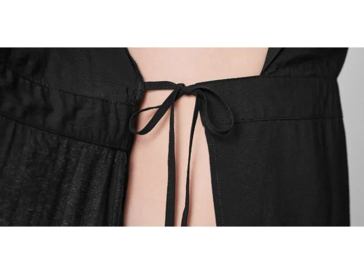 Vestido cruzado de mujer / Vestido, con lazo.