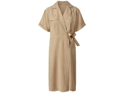 Vestido cruzado de mujer / Vestido, con lazo.
