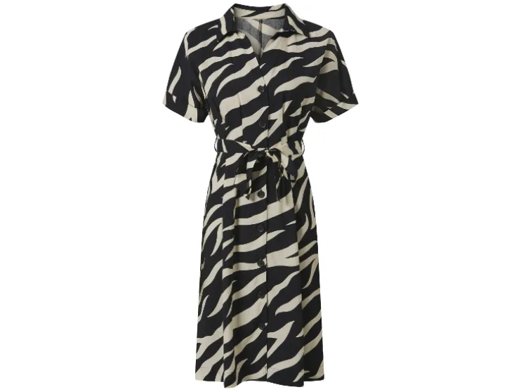 Vestido cruzado de mujer / Vestido, con lazo.
