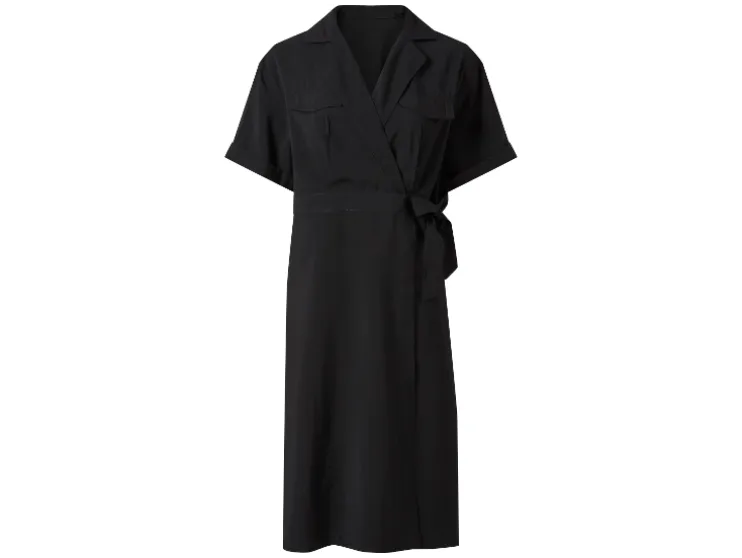 Vestido cruzado de mujer / Vestido, con lazo.