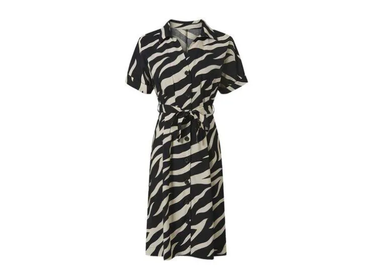 Vestido cruzado de mujer / Vestido, con lazo.