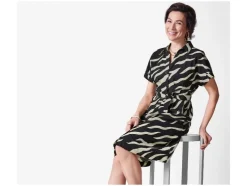 Vestido cruzado de mujer / Vestido, con lazo.