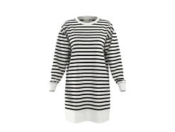 Vestido de felpa para mujer