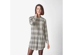 Vestido de franela para mujer