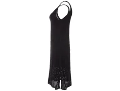 Vestido de ganchillo para mujer, de corte ceñido.