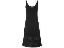 Vestido de ganchillo para mujer, de corte ceñido.